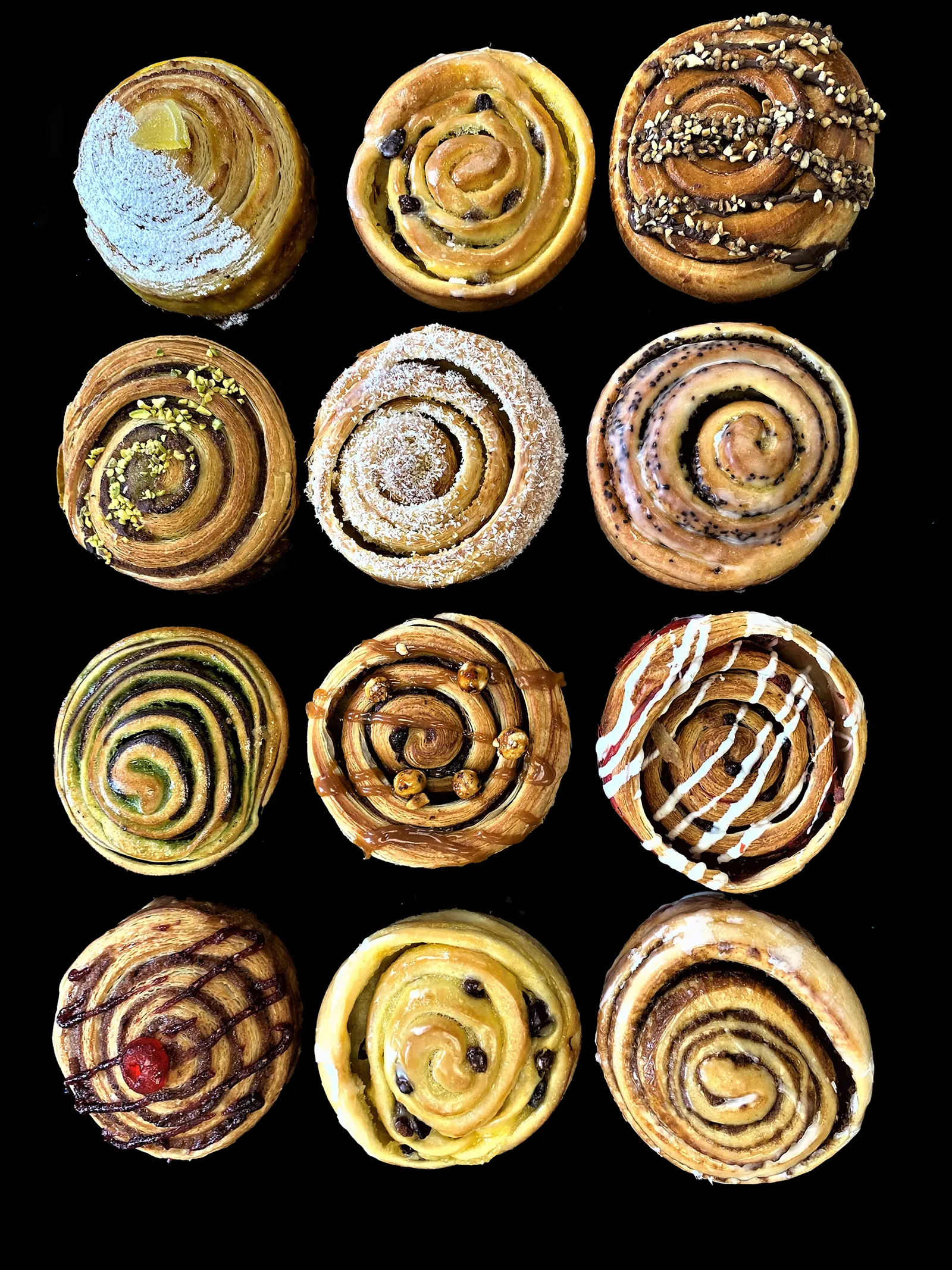 Assortiment coloré d’Escargots Messins M&M Dudot